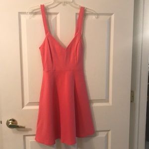 Lulus coral pink dress. Size small